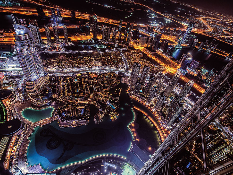 Motiv Dubai von oben