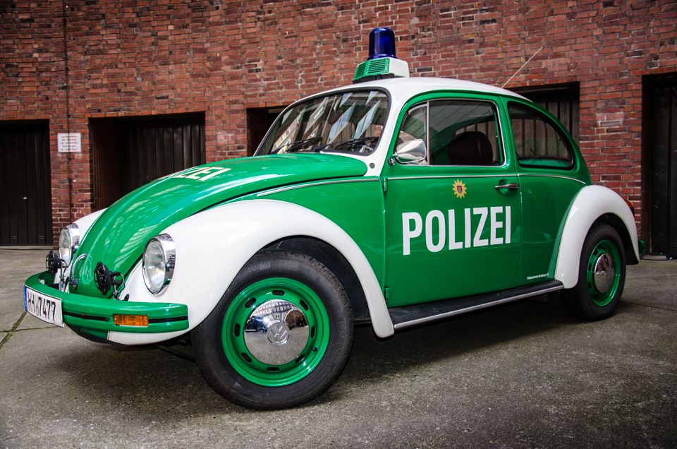 Motiv Polizei-Käfer