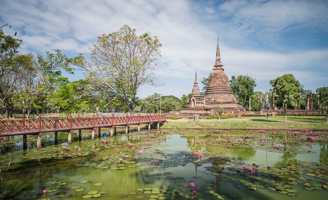Motiv Tempel Ruine Thailand