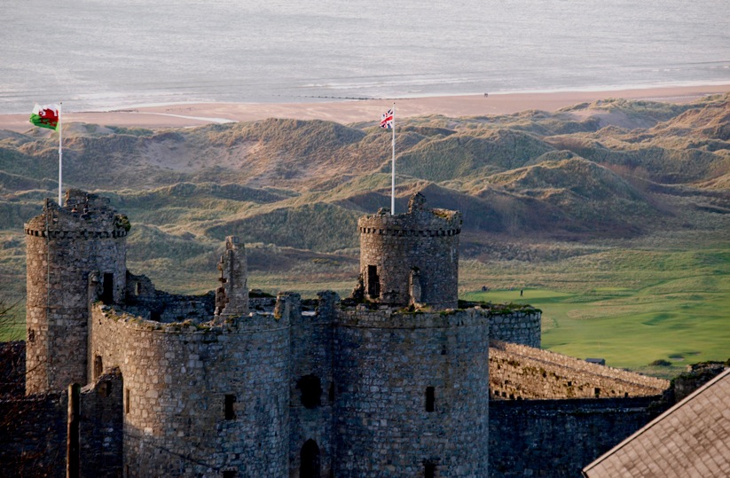Alte Burg Wales Großbritannien