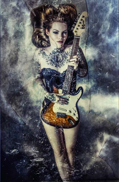 Guitar Girl Motiv 1393 |  | 